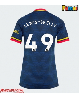 Arsenal Myles Lewis-Skelly #49 Tricou Fotbal Replică 2026-27 Femei Deplasare Arsenal Myles Lewis-Skelly #49 Tricou Fotbal Replică 2026-27 Femei Deplasare